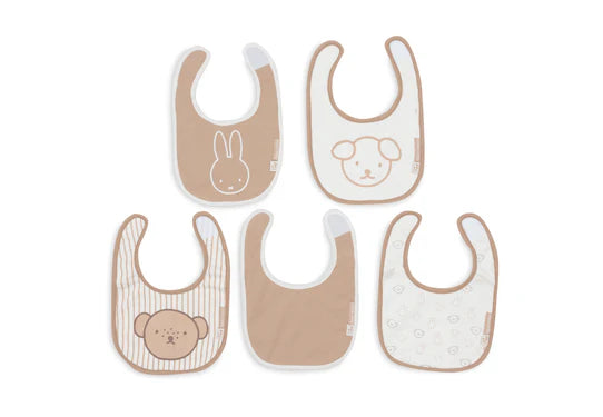 Lot de 5 bavoirs imperméables - Miffy Heads