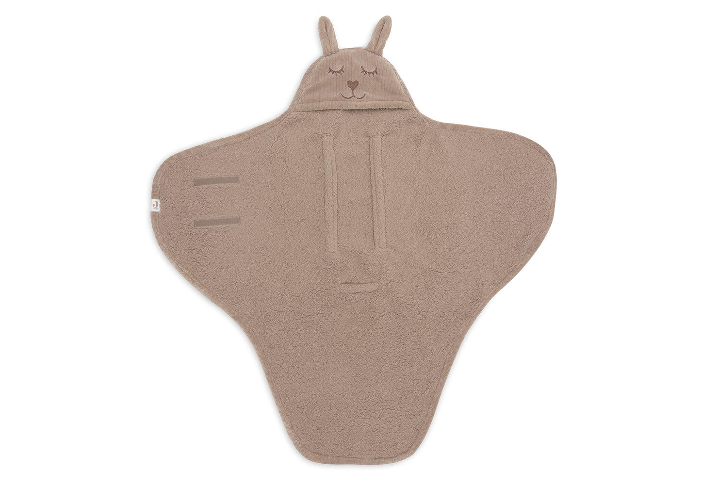 Couverture portefeuille Bunny Cloudy Rib - Milky Coffee