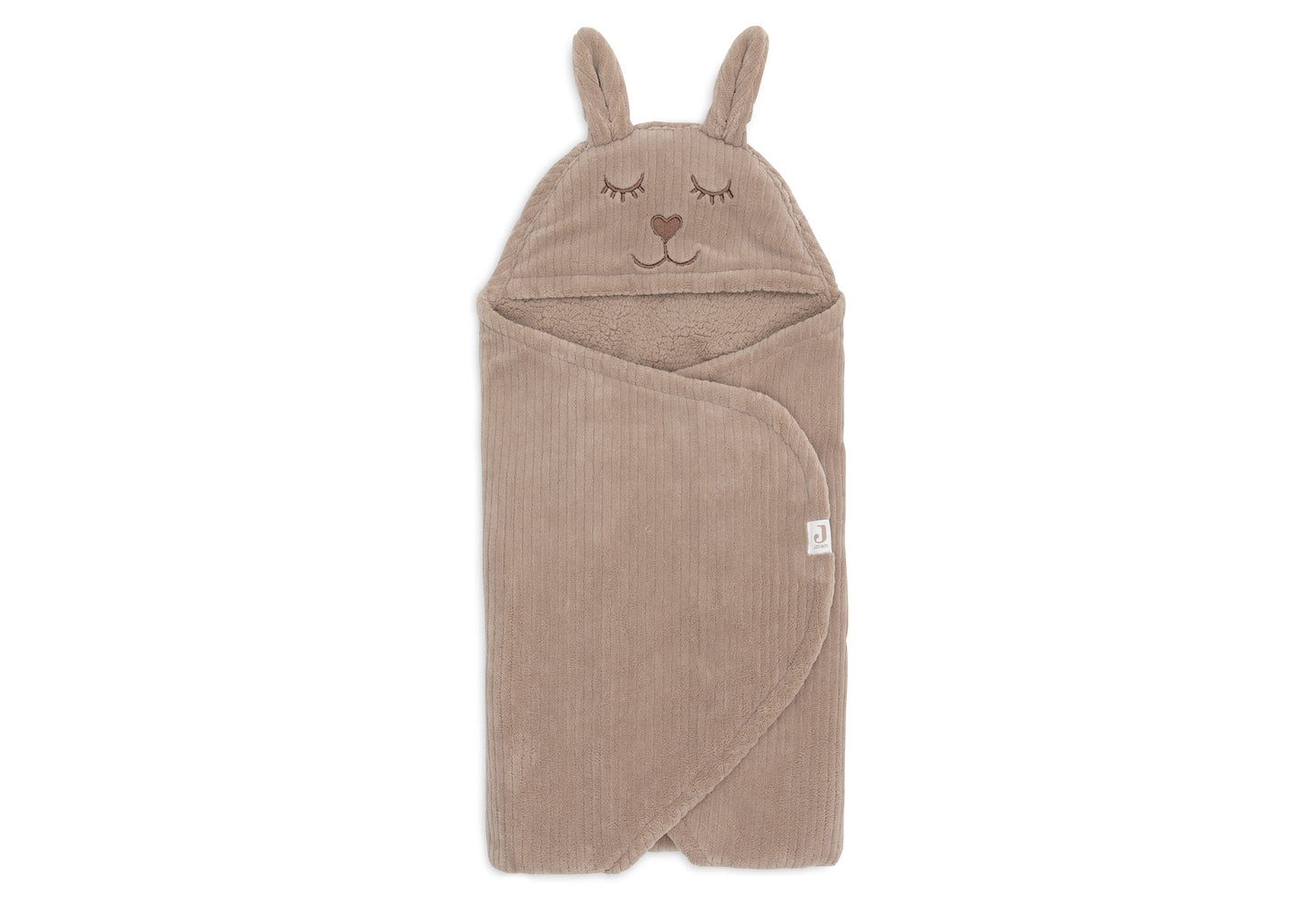 Couverture portefeuille Bunny Cloudy Rib - Milky Coffee