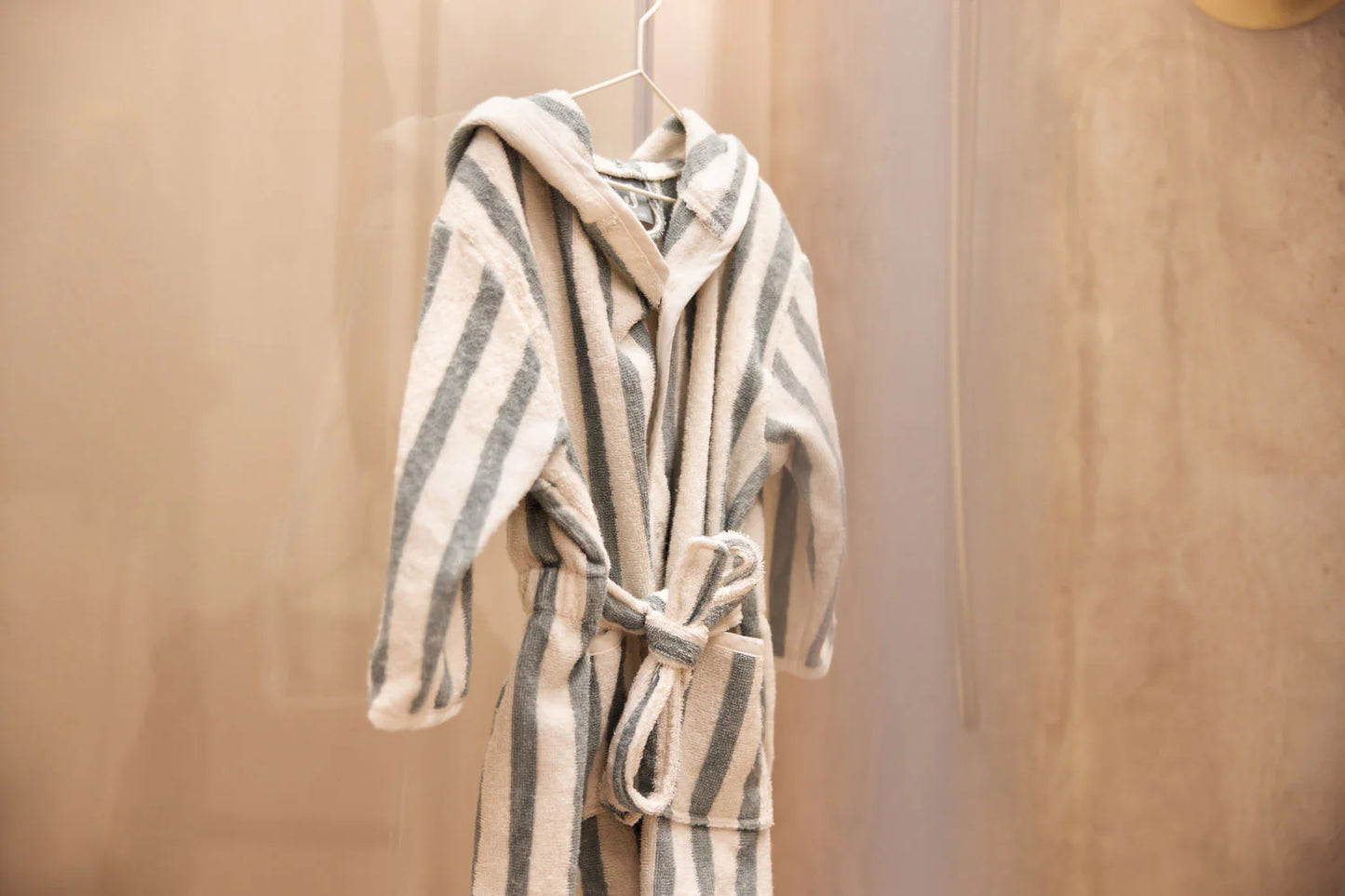 Peignoir de bain 3-4 ans - Stripe Sea Green