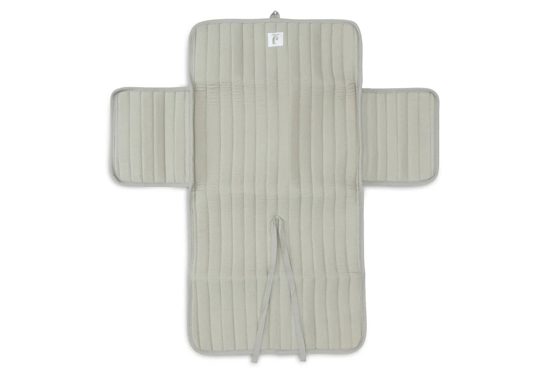 Tapis à langer nomade - Gaze de coton Olive Green