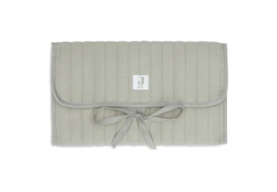 Tapis à langer nomade - Gaze de coton Olive Green