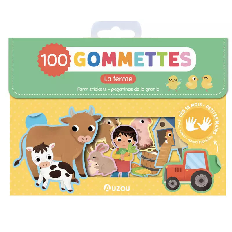 Pochette 100 gommettes - La ferme