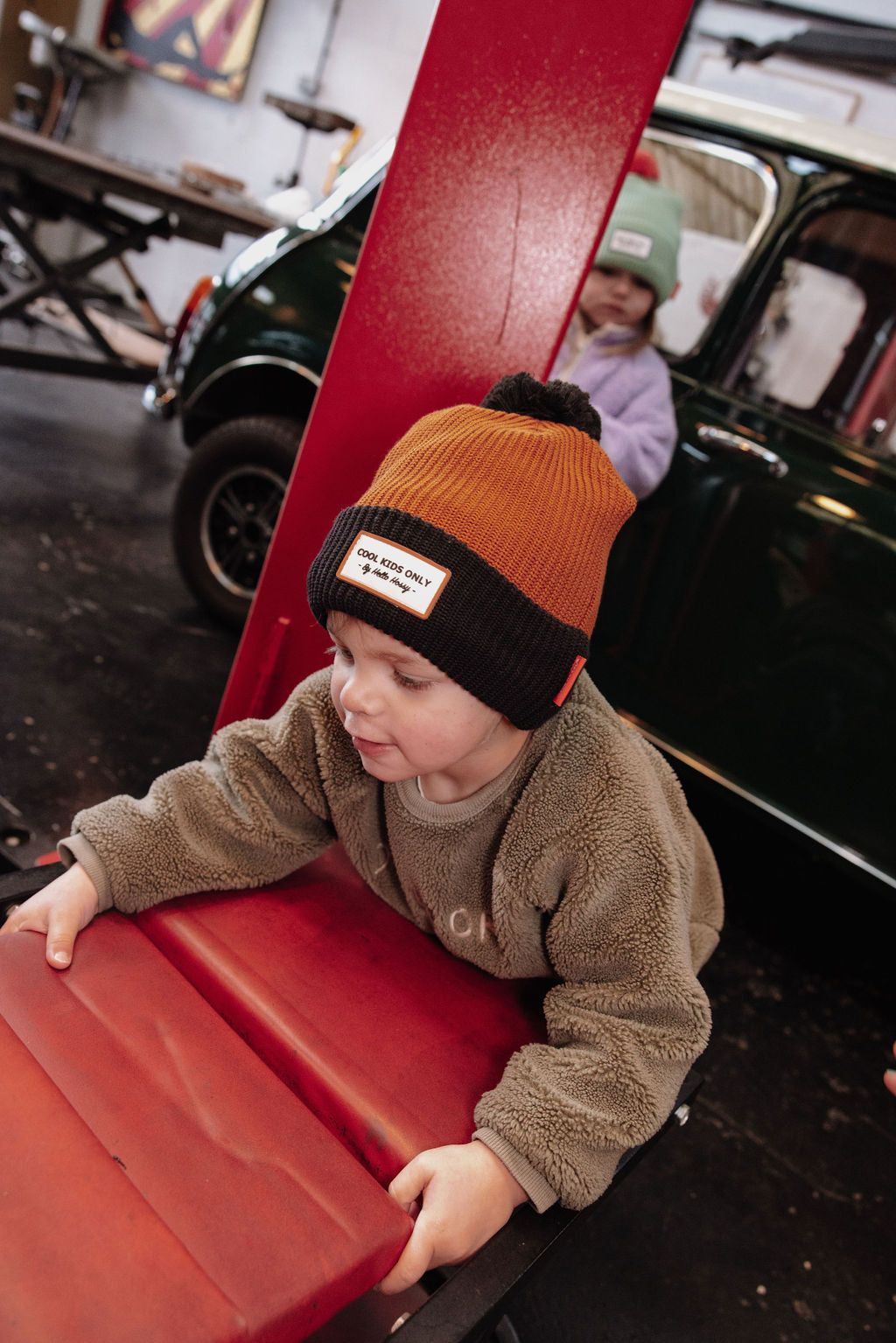 Bonnet Color Block - Blacky