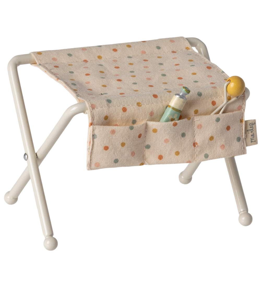 Table à langer bébé souris - Off White