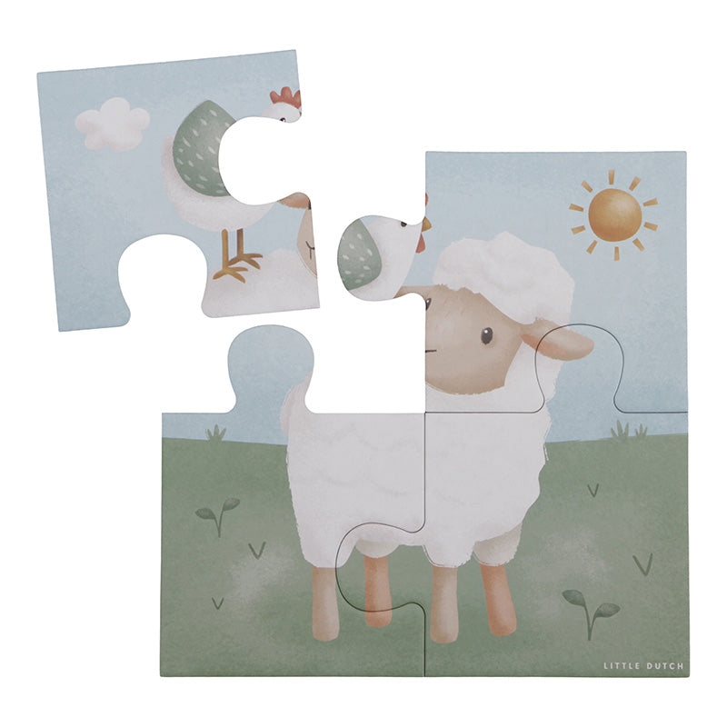 Puzzle 4 en 1 - Little Farm