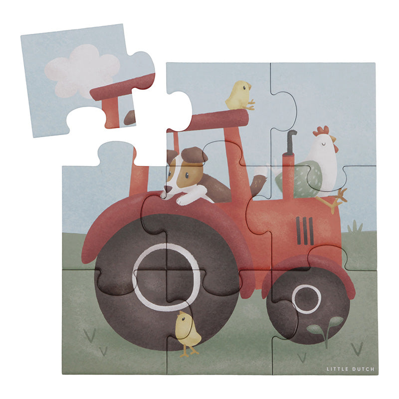 Puzzle 4 en 1 - Little Farm
