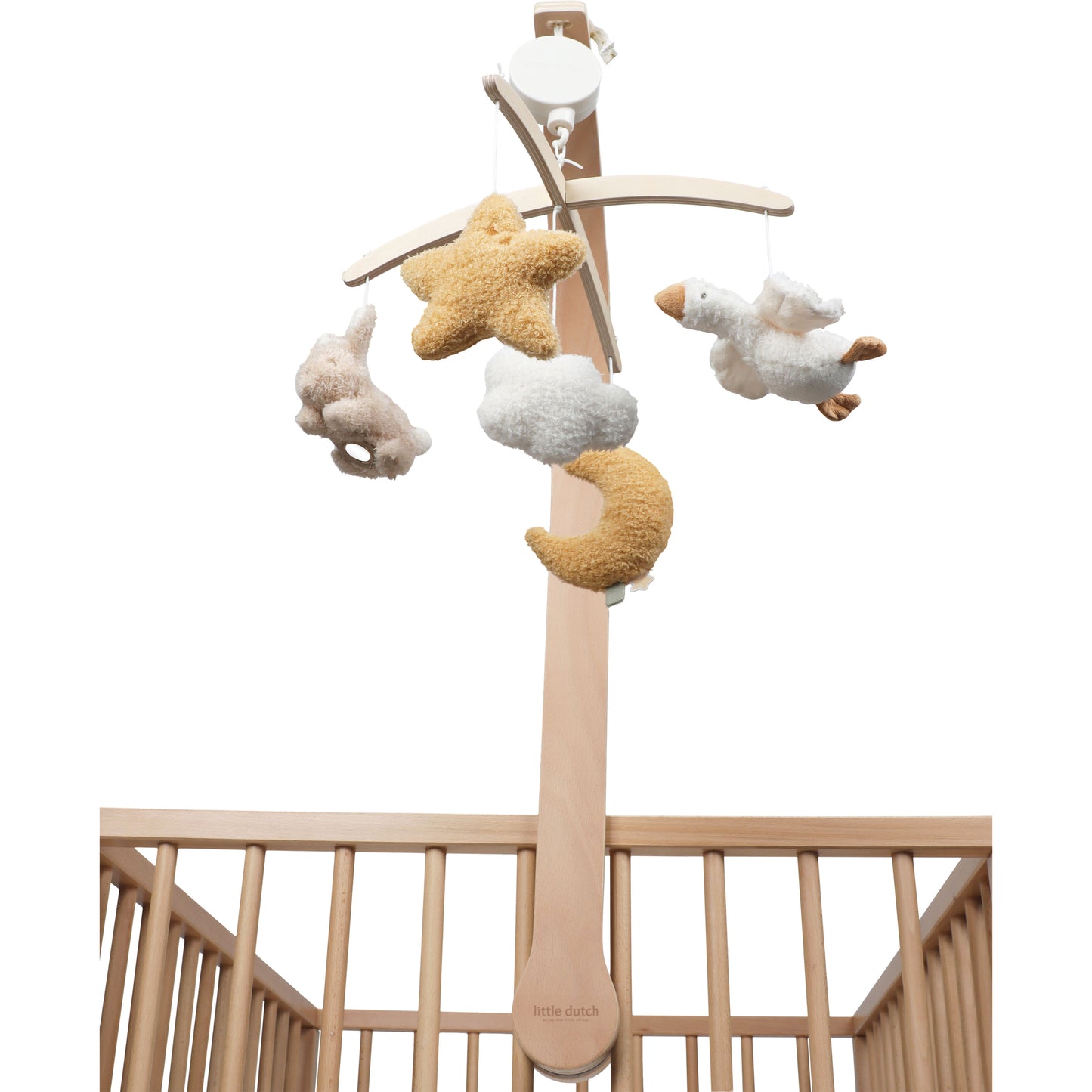 Mobile musical en bois - Newborn