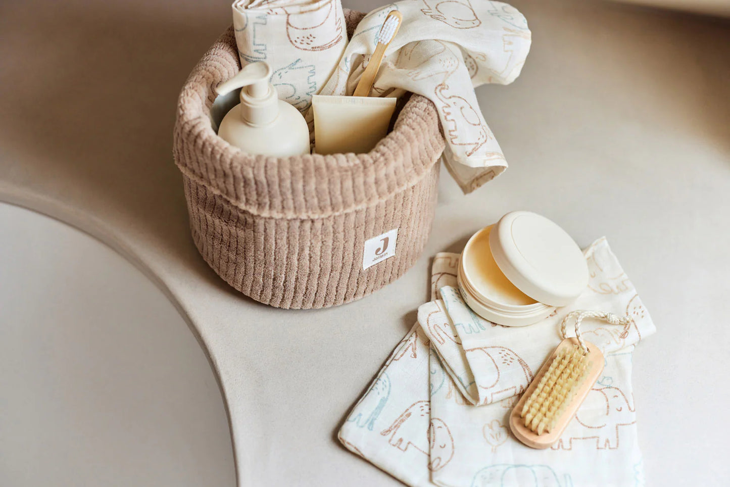 Panier de soins - Cloudy Rib Milky Coffee