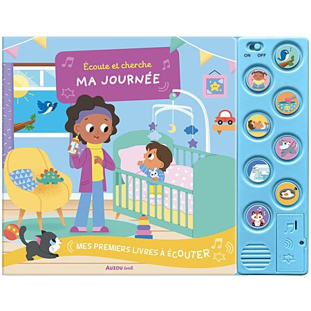 Mes premiers livres à écouter - Ecoute et cherche Ma journée