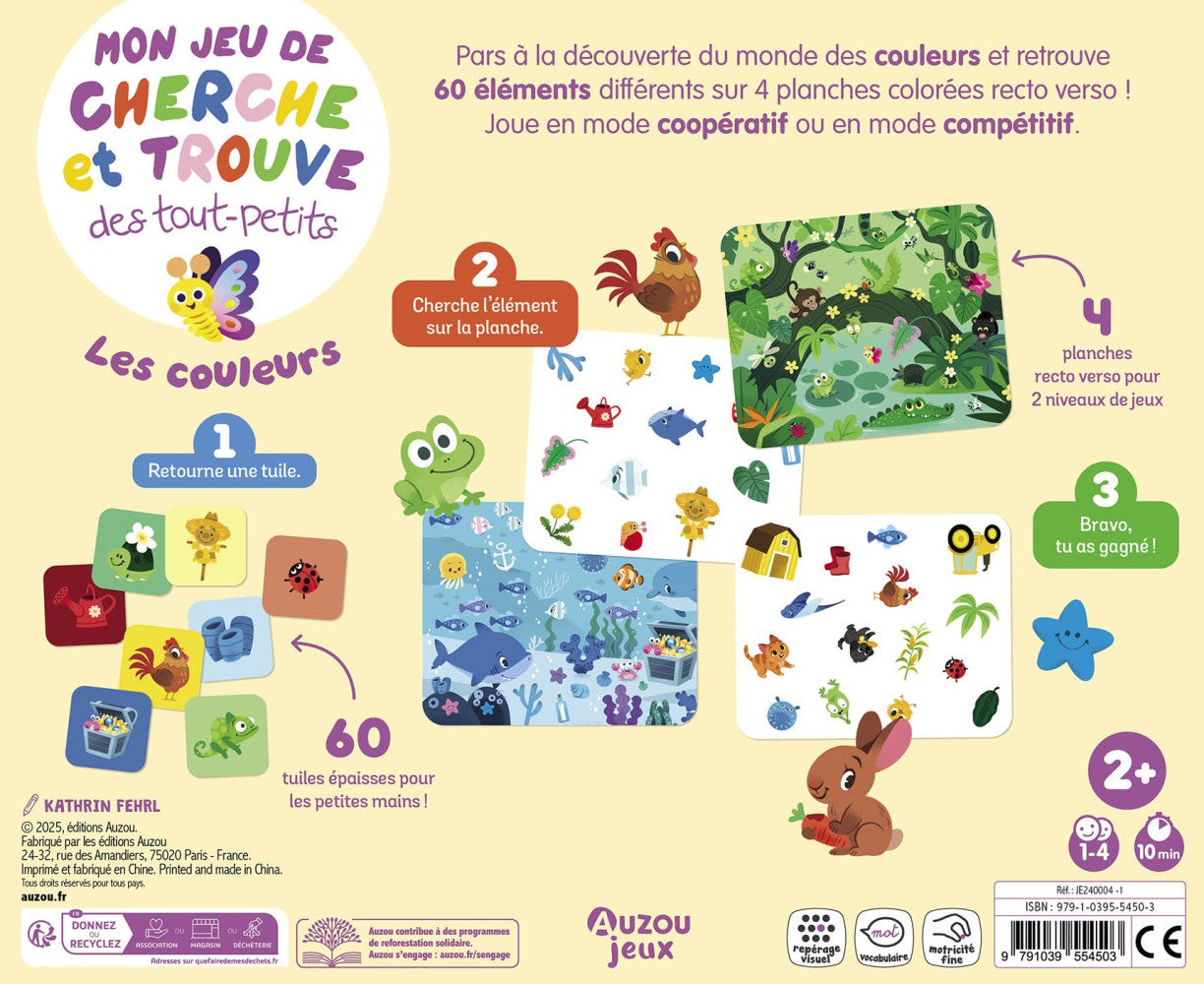Mon jeu de cherche et trouve des touts petits