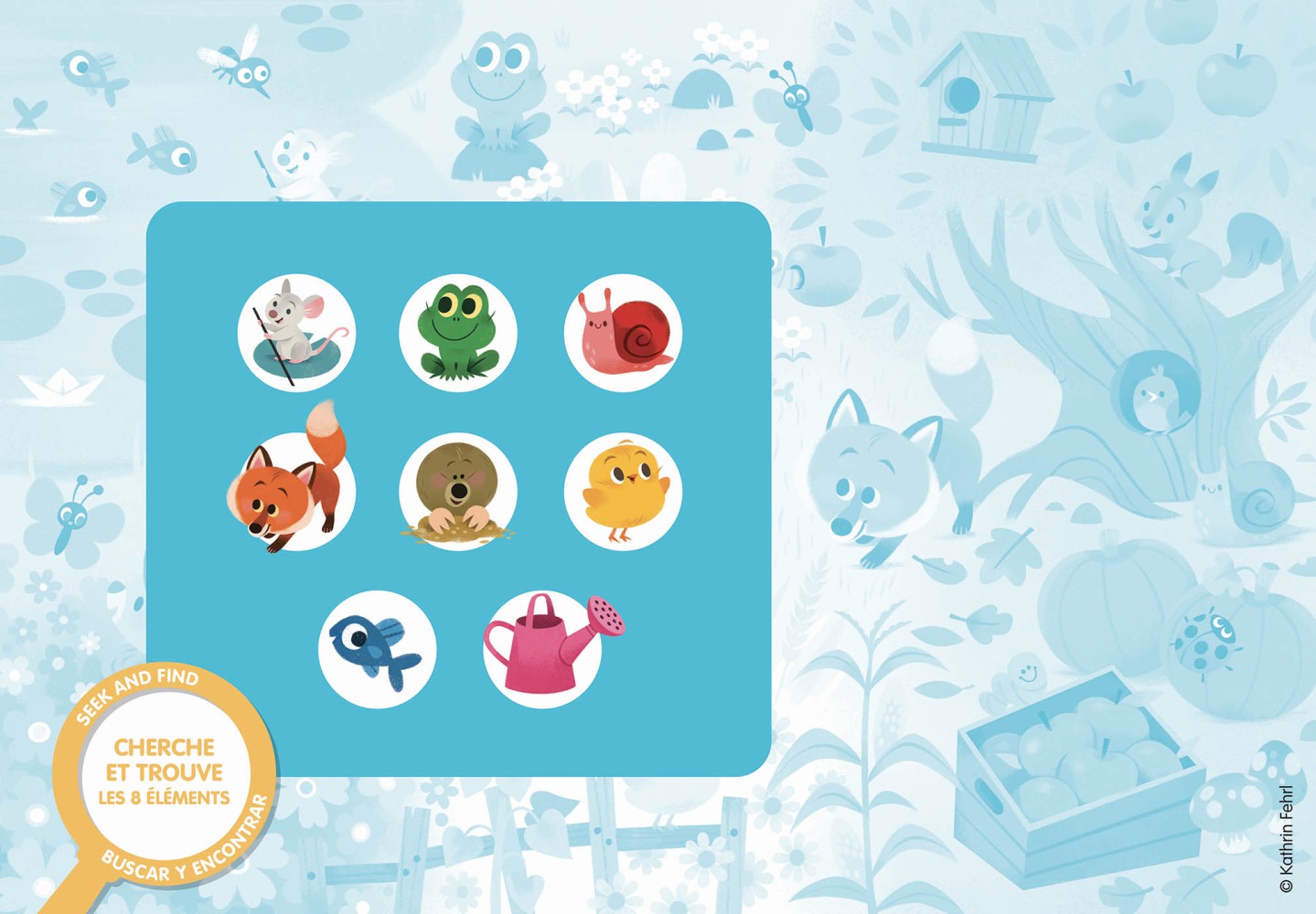 Puzzle cherche et trouve - Les couleurs