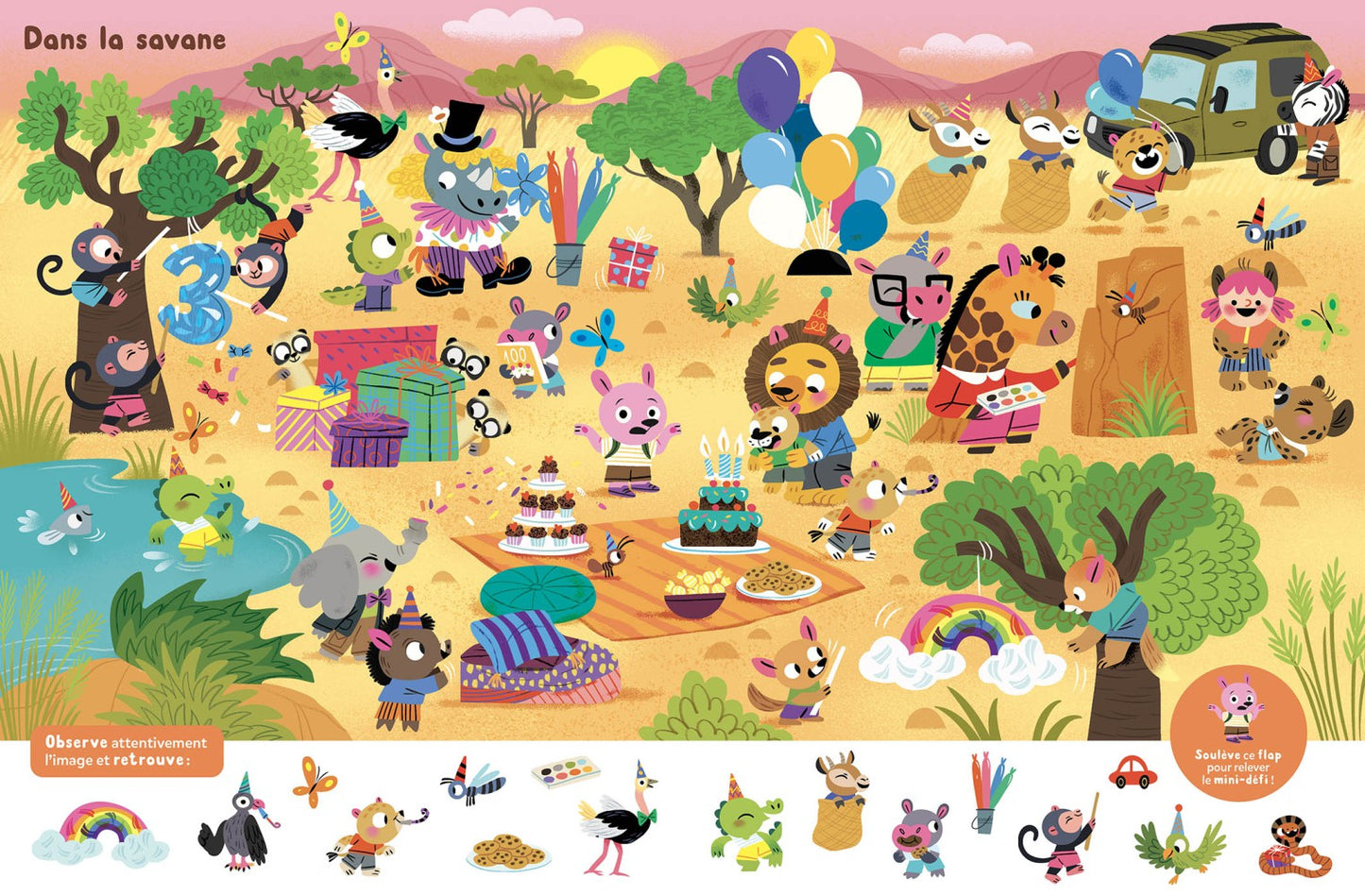 Cherche et trouve surprise - Les animaux