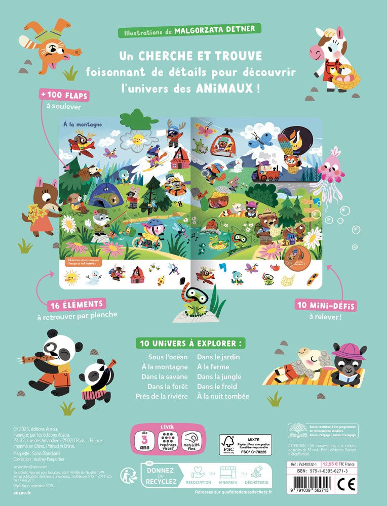Cherche et trouve surprise - Les animaux
