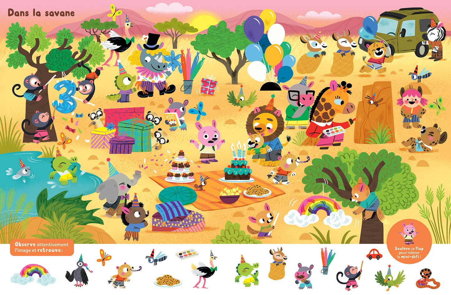 Cherche et trouve surprise - Les animaux