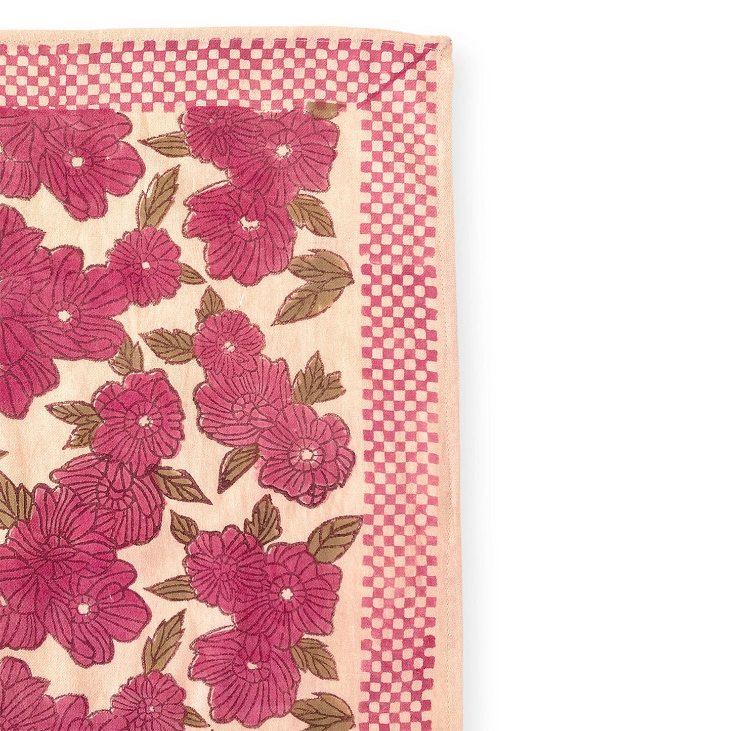 Big Foulard Latika "Bloom" - Macadamia