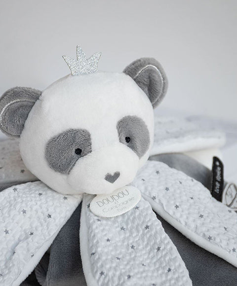 Doudou Attrape Rêves Pétales - Panda Gris