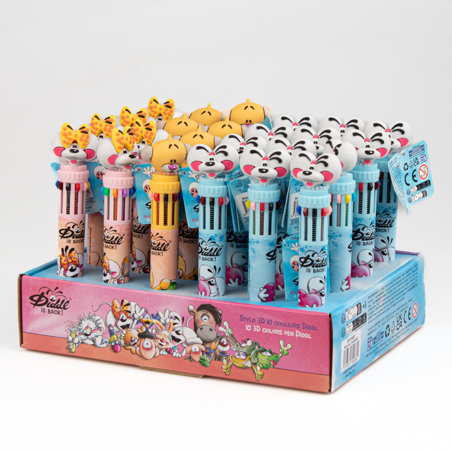Stylo 3D 10 couleurs - Diddl