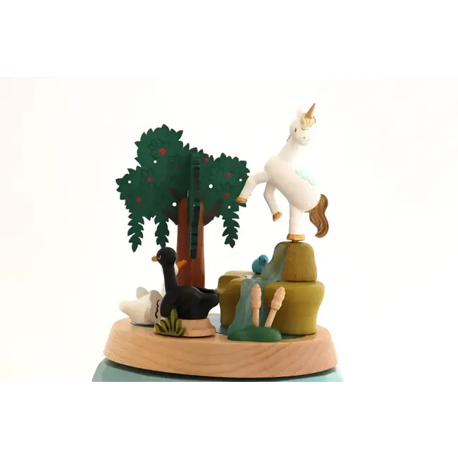 Boîte à musique Cygnes et Licorne N°51