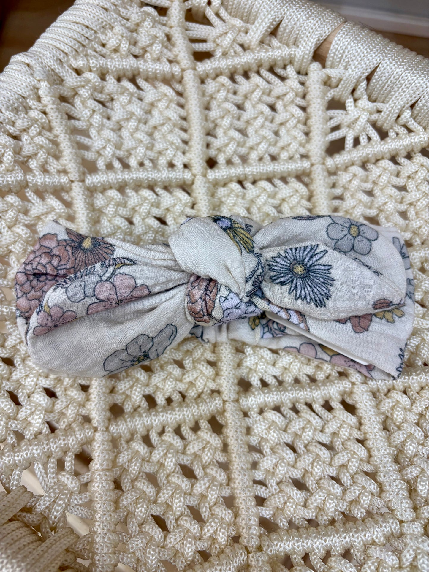 Turban en coton bébé 1-3 mois - Bardot