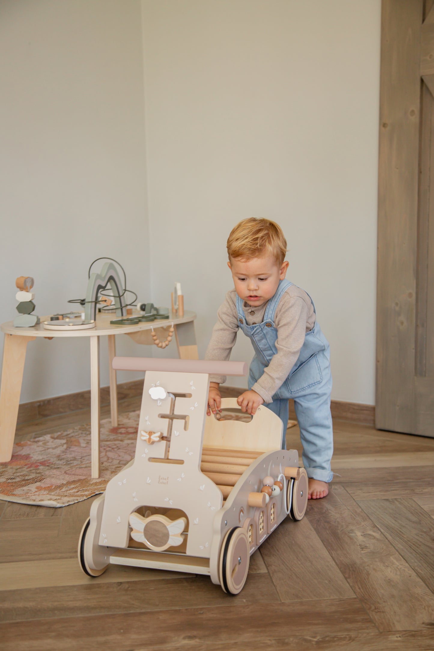 Voiture 3 en 1 en bois - Nougat