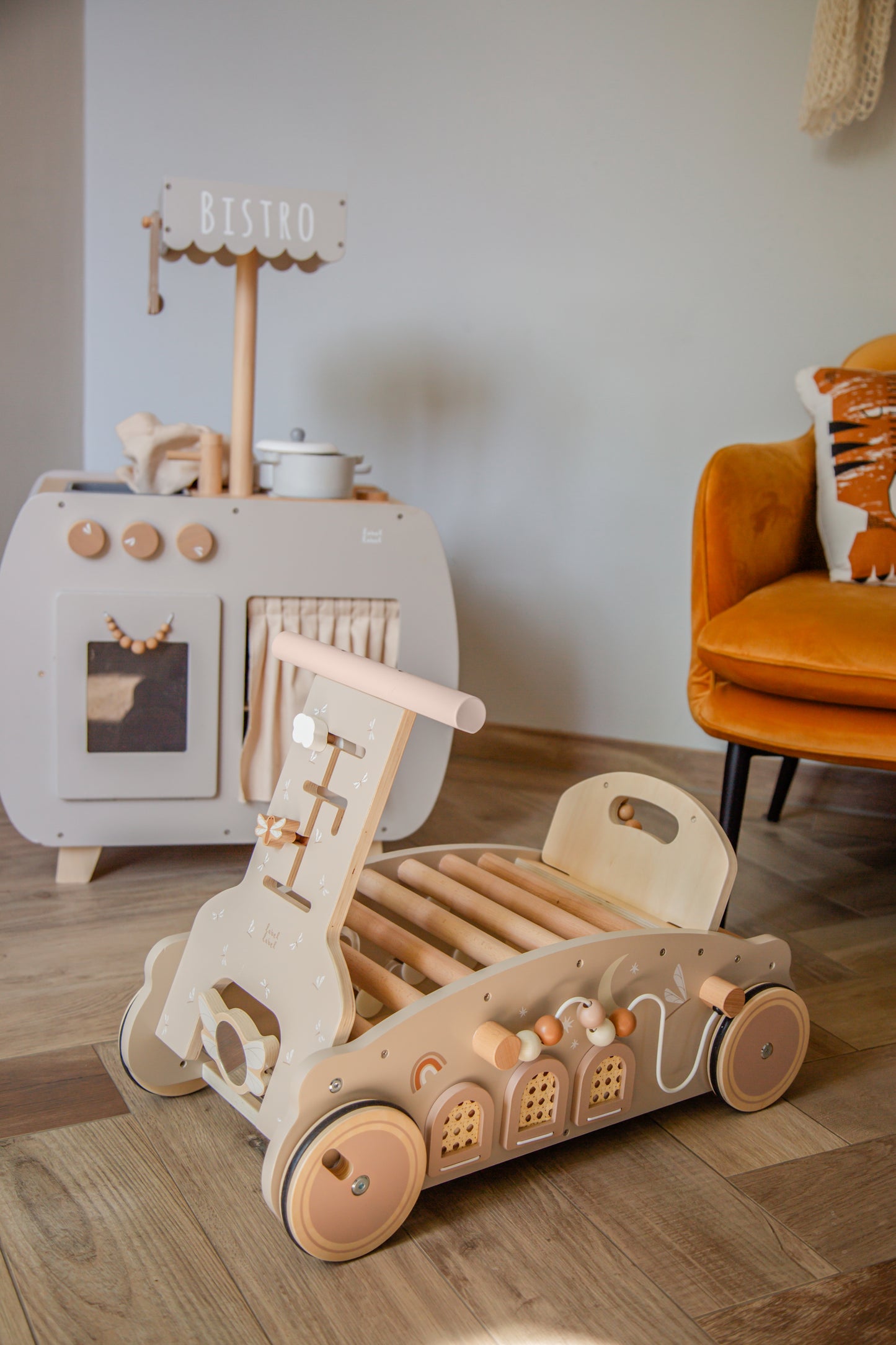 Voiture 3 en 1 en bois - Nougat