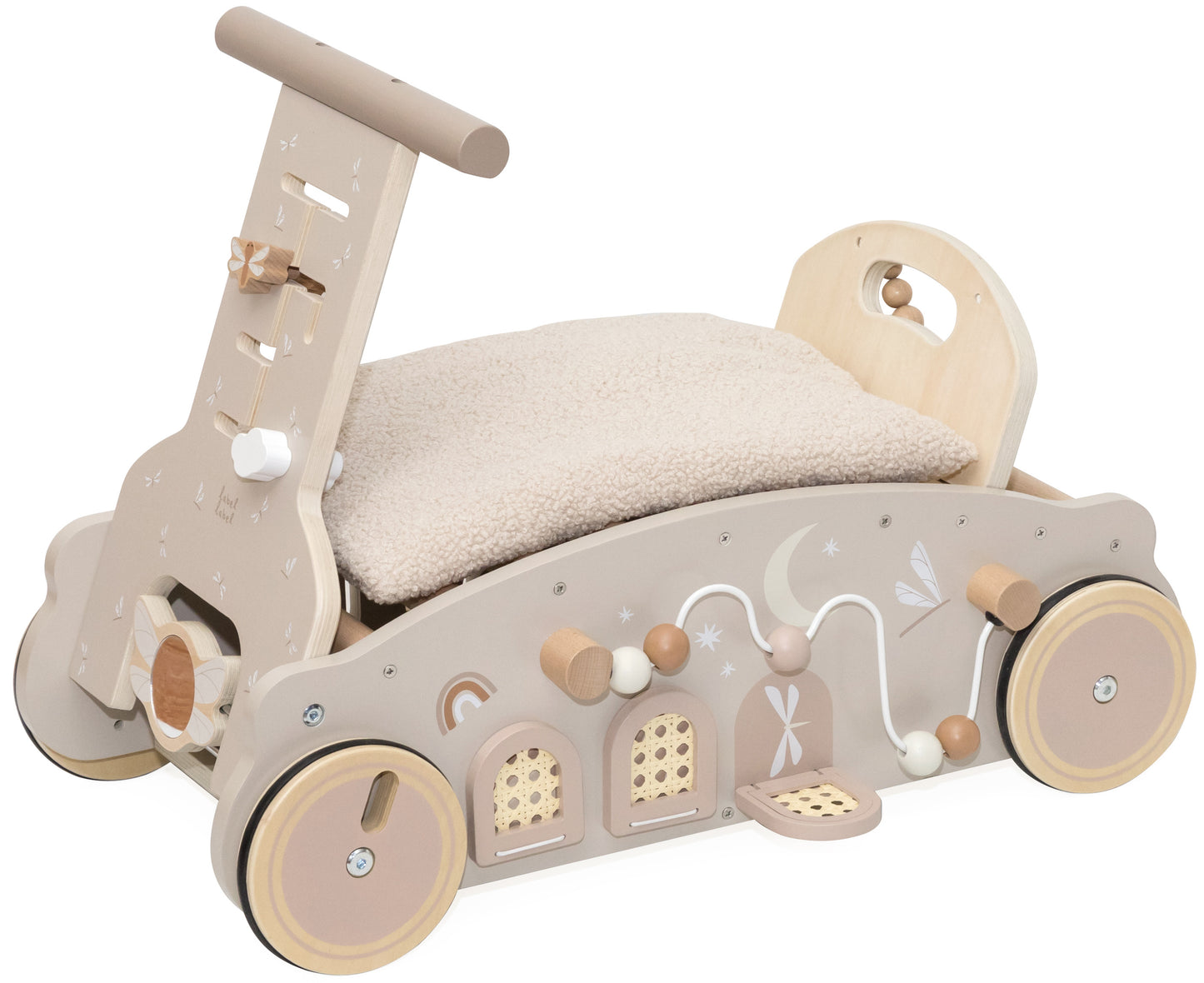 Voiture 3 en 1 en bois - Nougat