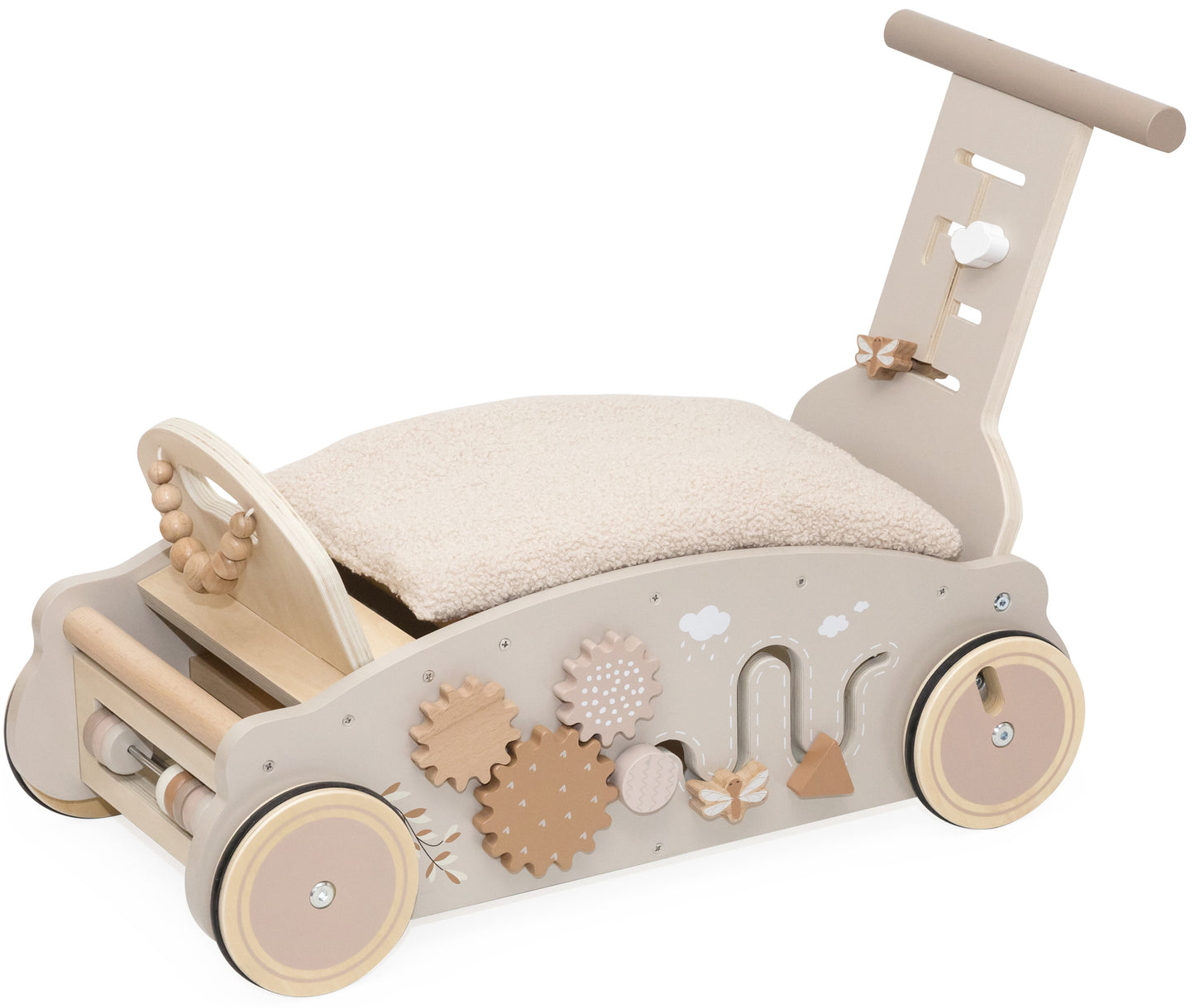 Voiture 3 en 1 en bois - Nougat