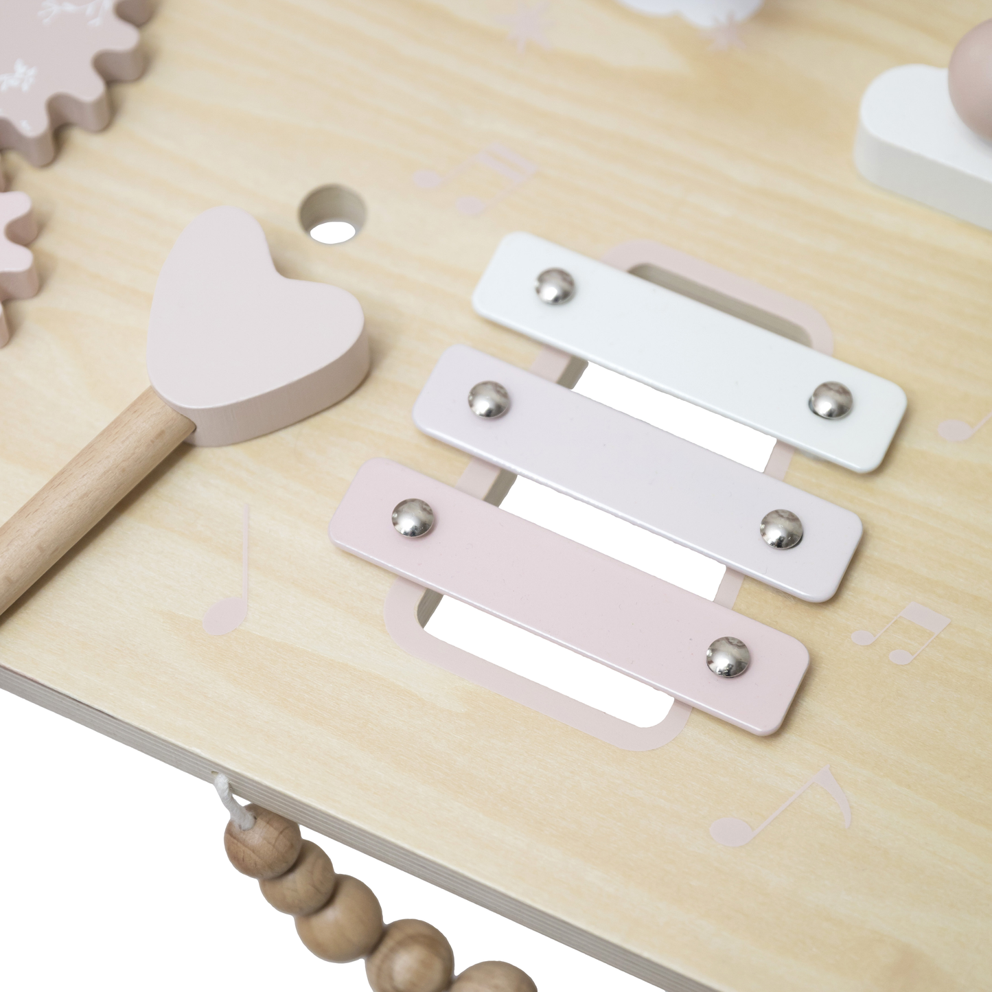 Table d'activités en bois - Pink