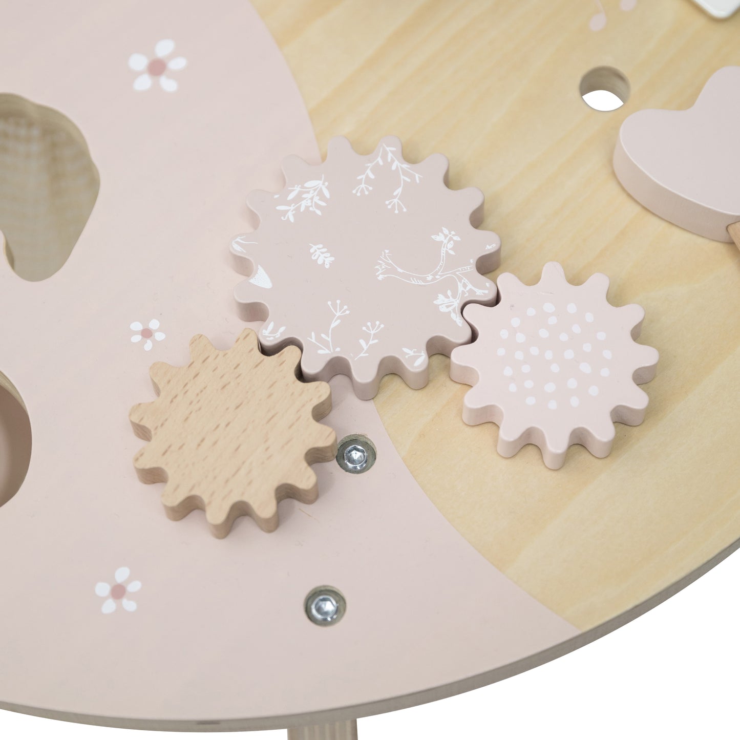 Table d'activités en bois - Pink