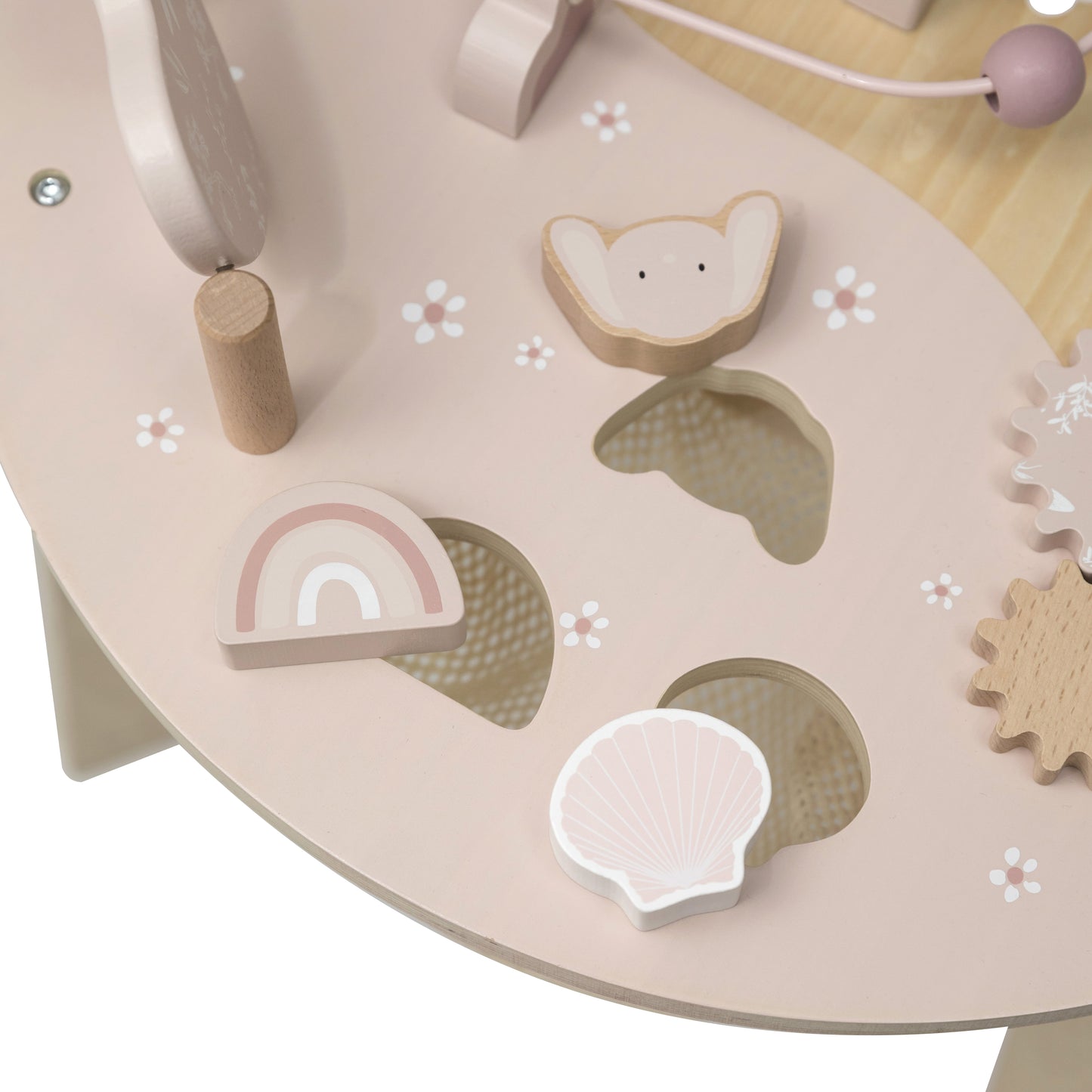 Table d'activités en bois - Pink