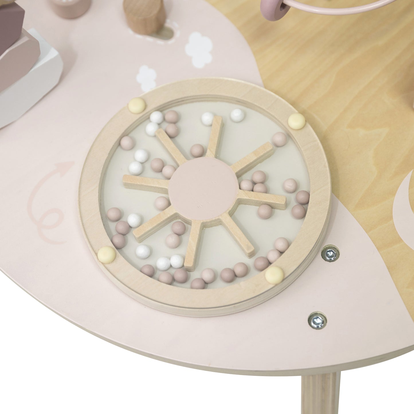 Table d'activités en bois - Pink