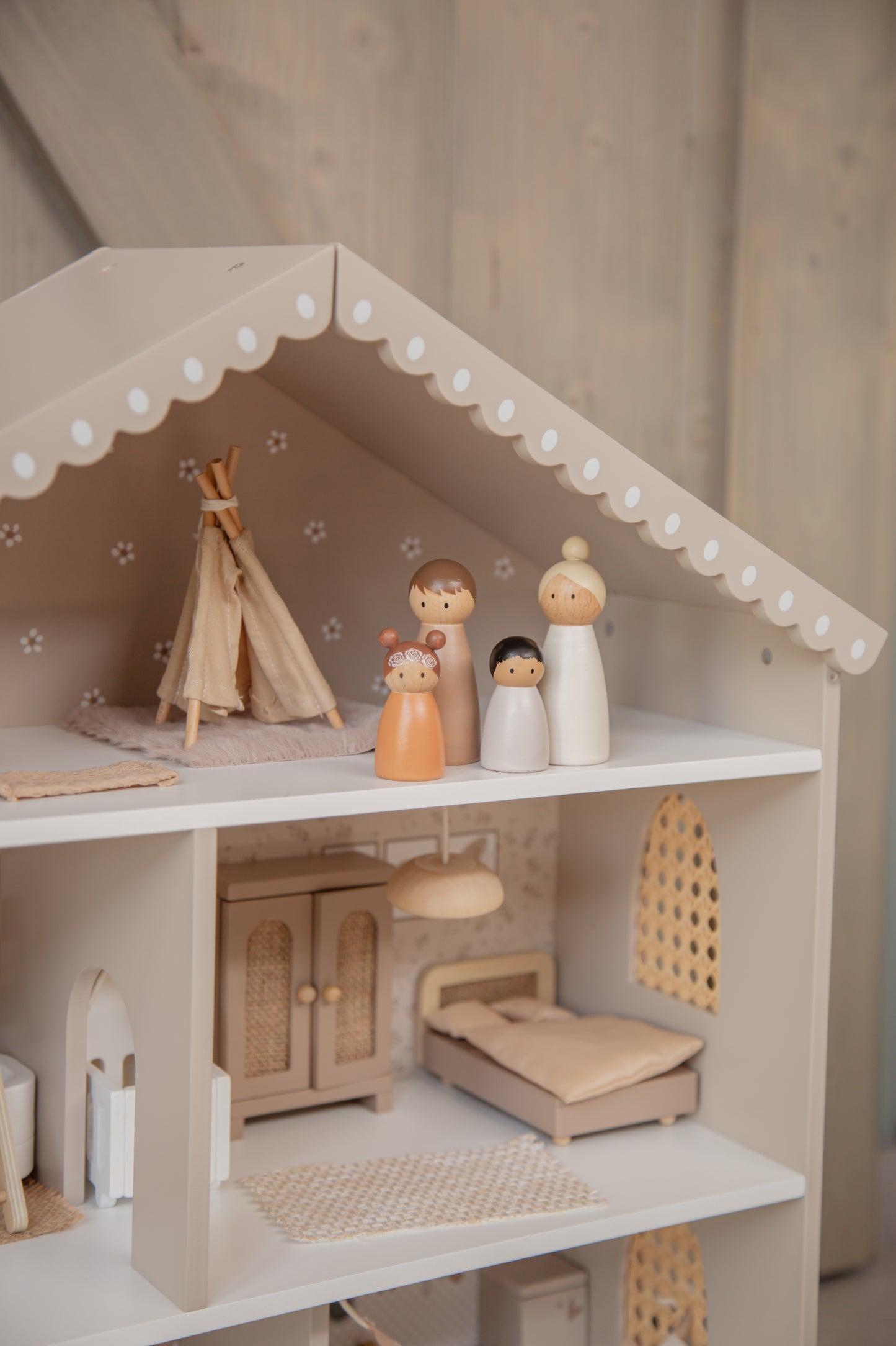 Maison de Poupée en bois - Nougat