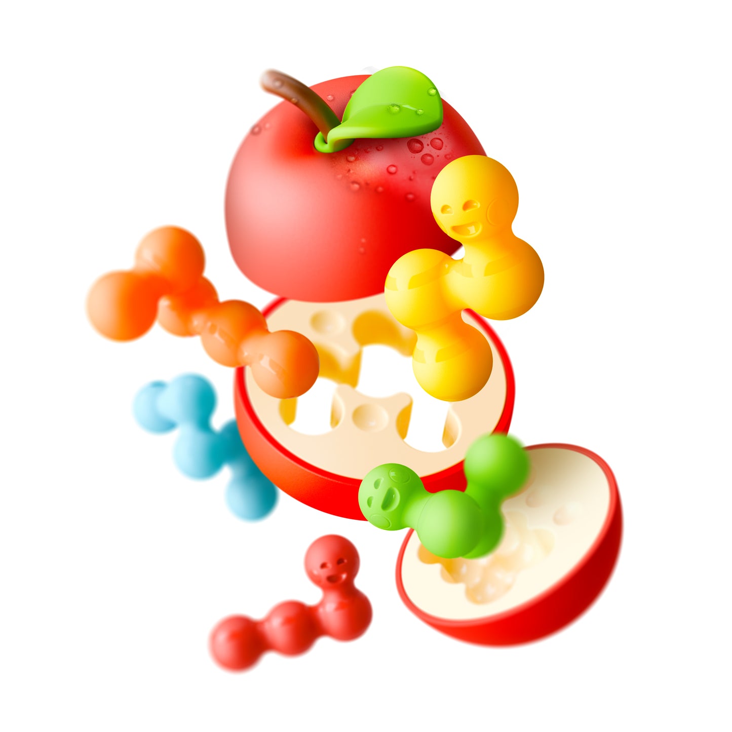 Jeu casse-tête - Ceci n'est pas une pomme