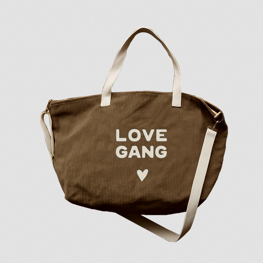 Sac XL velours - Love Gang
