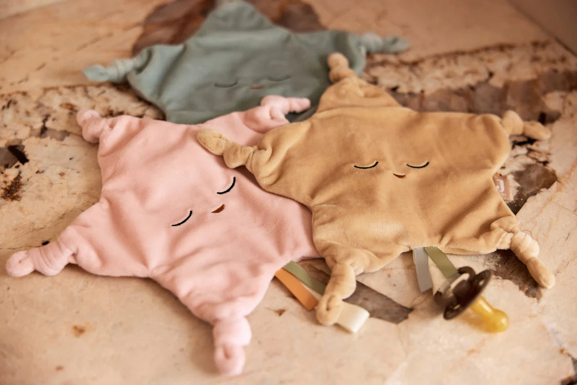 Attache tétine Little Star - Biscuit
