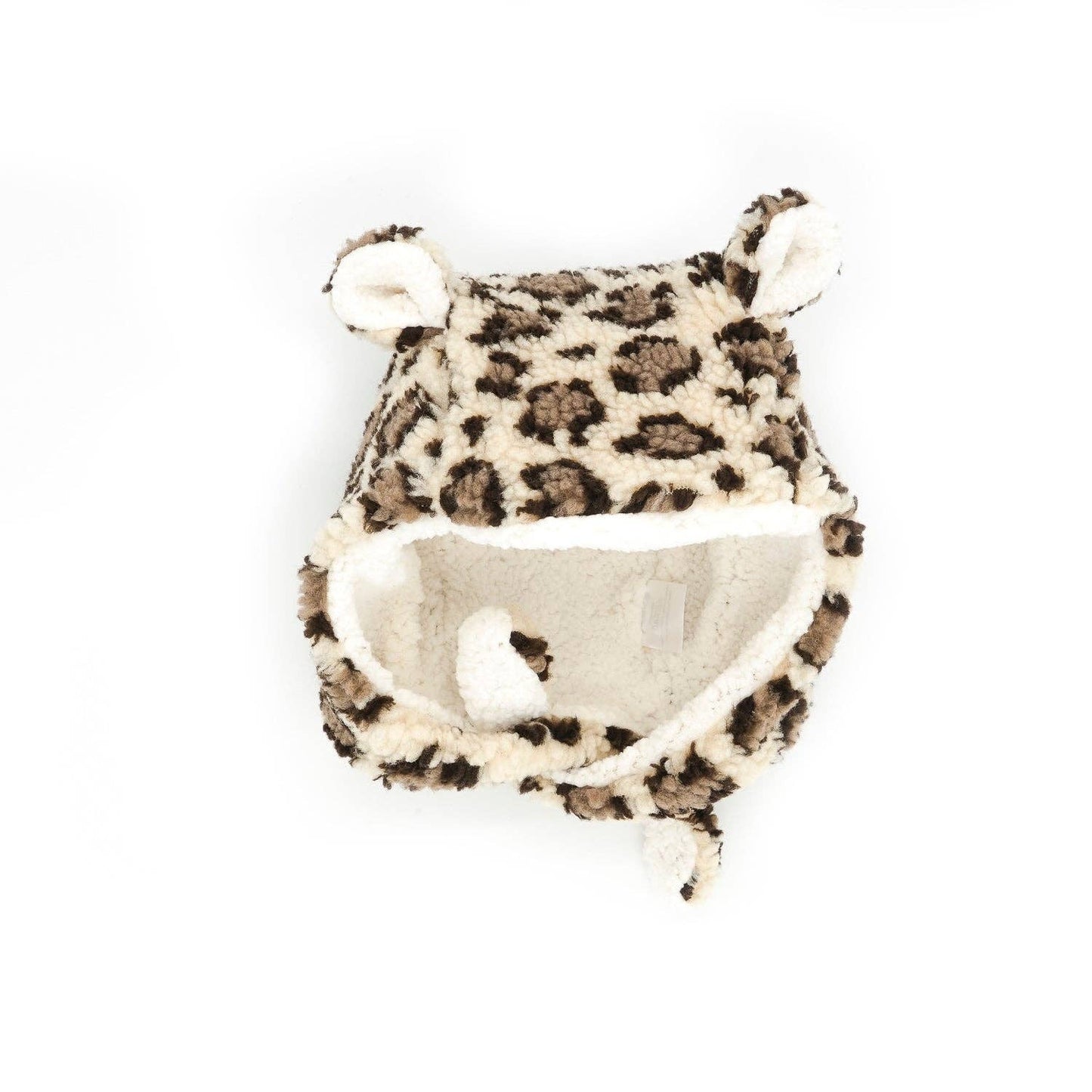Bonnet léopard réversible