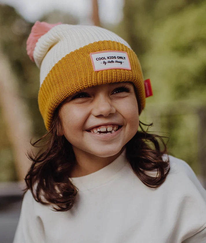 Bonnet Color Block - Camel