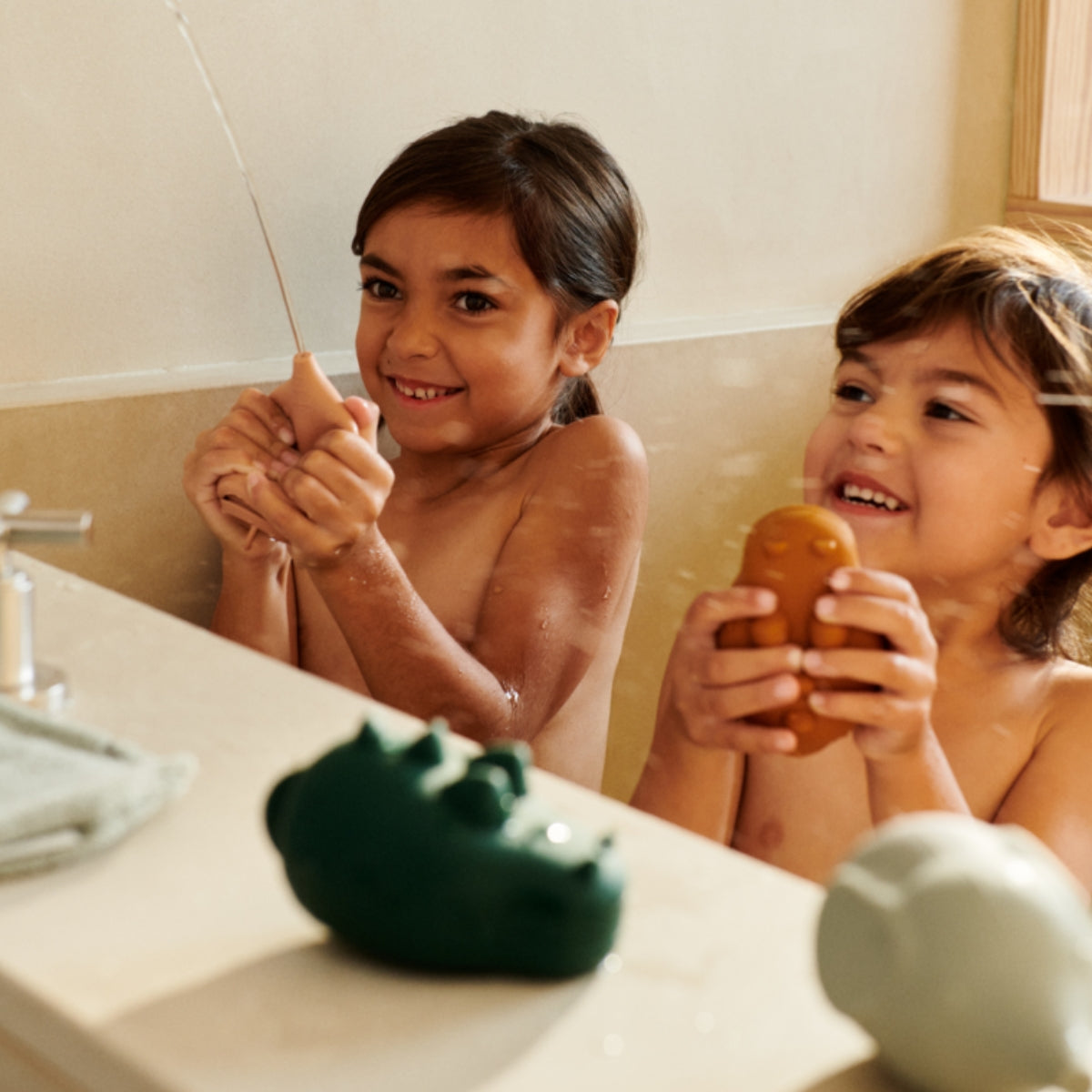 Lot de 4 jouets de bain Carolina - Dove blue multi mix