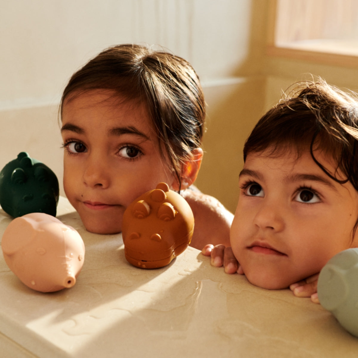 Lot de 4 jouets de bain Carolina - Dove blue multi mix