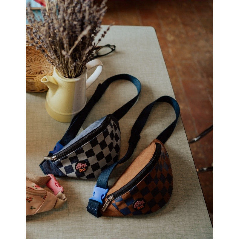 Sac Banane Square - Marine & Ciel
