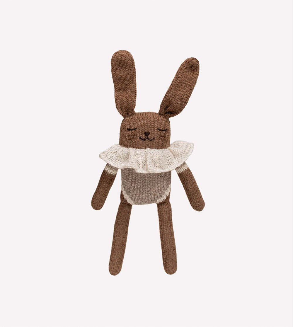 Doudou lapin maillot avoine