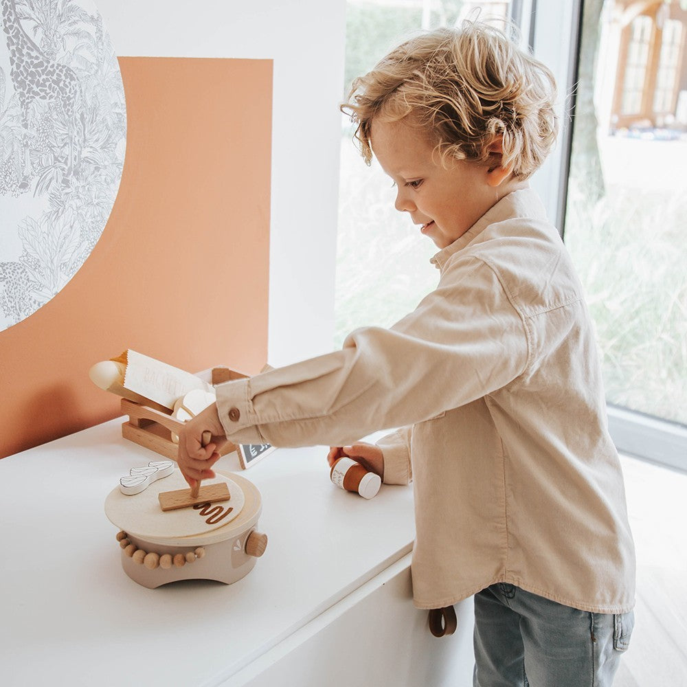 Machine à crêpes en bois - Nougat