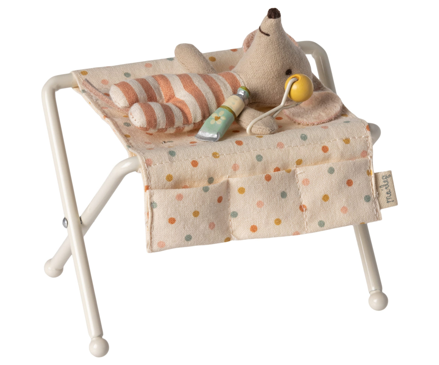 Table à langer bébé souris - Off White