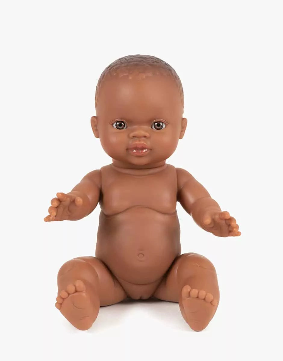 Poupée Zélie - Petit fille d'Afrique aux yeux miel