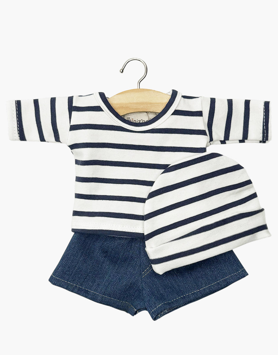 Ensemble marinière poupée