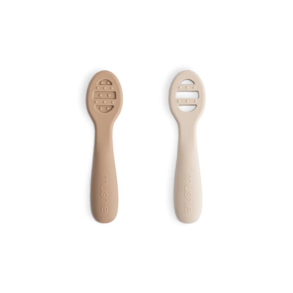 Lot de 2 premières cuillères d'alimentation - Natural / Shifting Sand