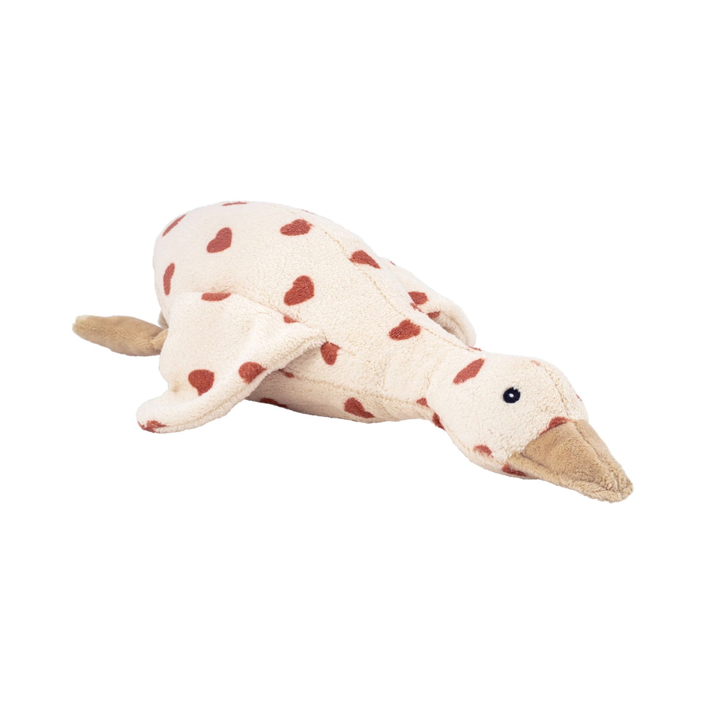 Peluche Oie Liva comforter - Coeurs