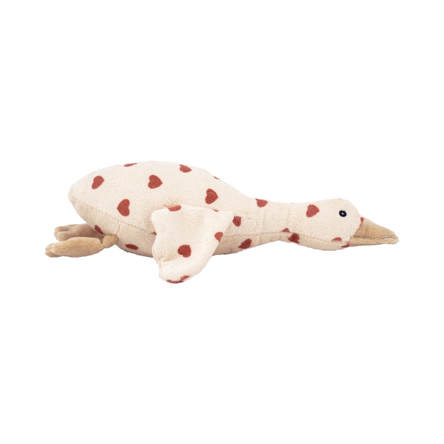 Peluche Oie Liva comforter - Coeurs