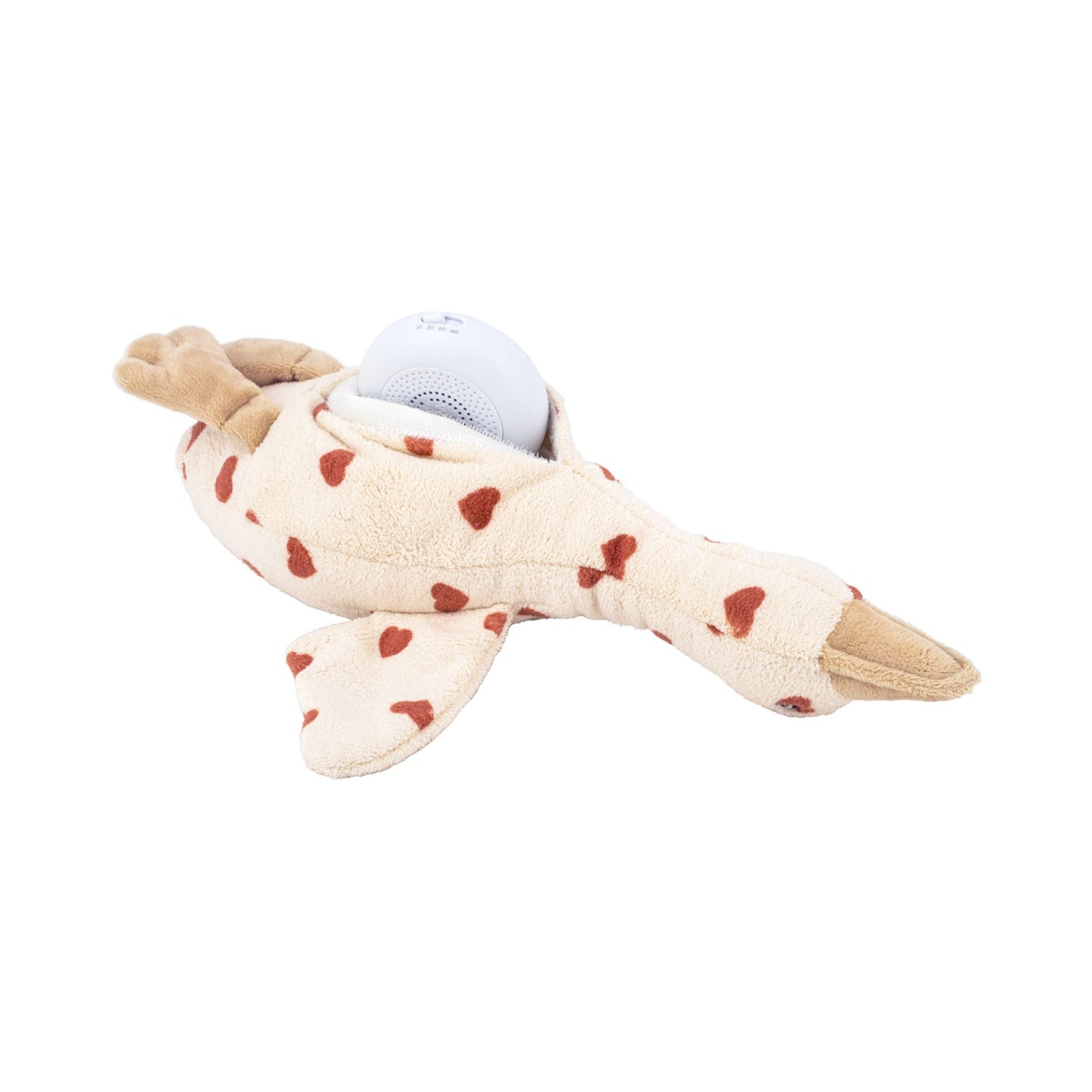 Peluche Oie Liva comforter - Coeurs